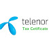 how to get your telenor tax certificate online