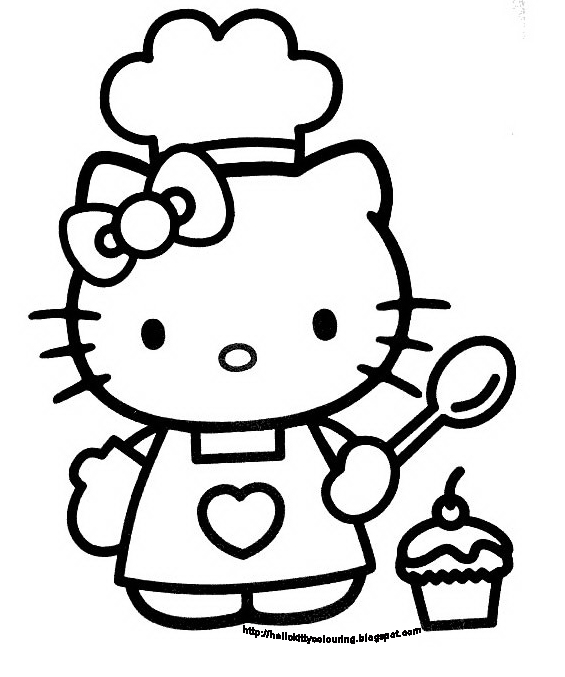 HELLO KITTY COLORING PAGES HELLO KITTY COLORING PAGES