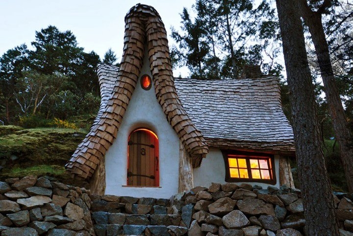 13-The-House-at-Night-Lindcroft-Custom-Dwellings-The-Winckler-Fairy-Tale-Fantasy-Architecture-www-designstack-co