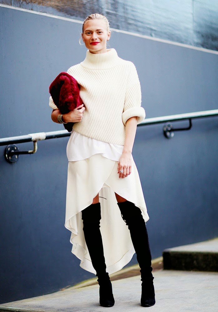 Parisienne: 23 WAYS TO WEAR WHITE THIS WINTER