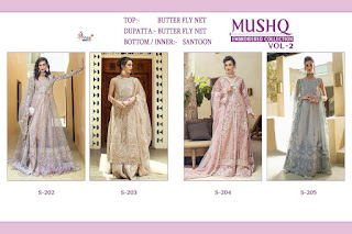 Shree Fab Mushq vol 2 Net work pakistani Suits wholesaler