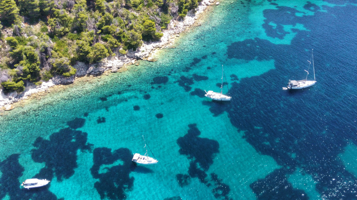 alonissos drone mare