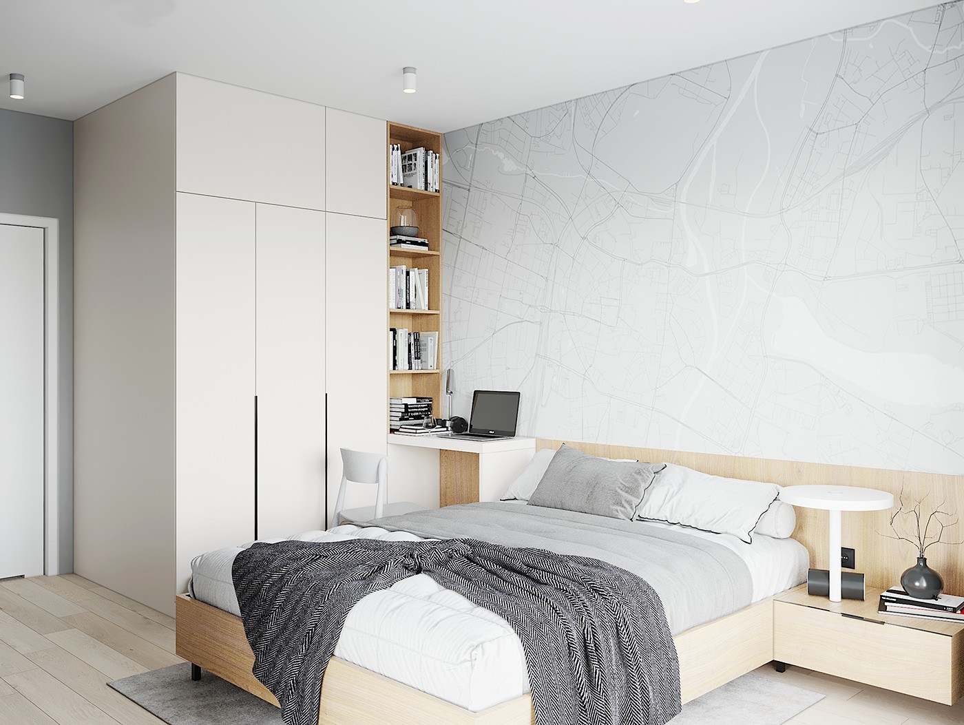 Thiết kế nội thất phòng ngủ: Phong cách Scandinavian (Bắc Âu)