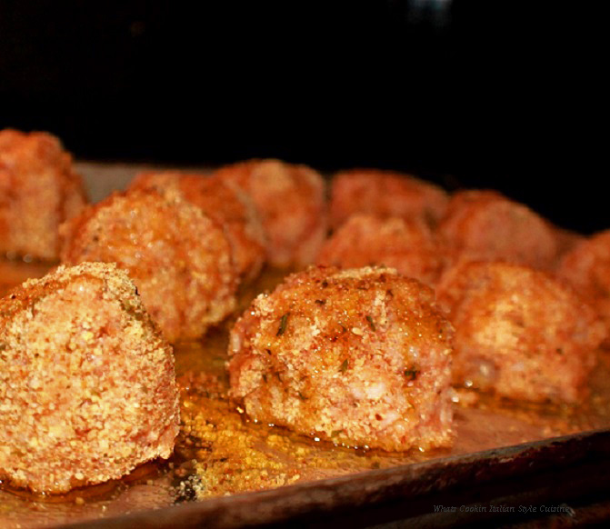 Baked Rice Balls What's Cookin' Italian Style Cuisine
