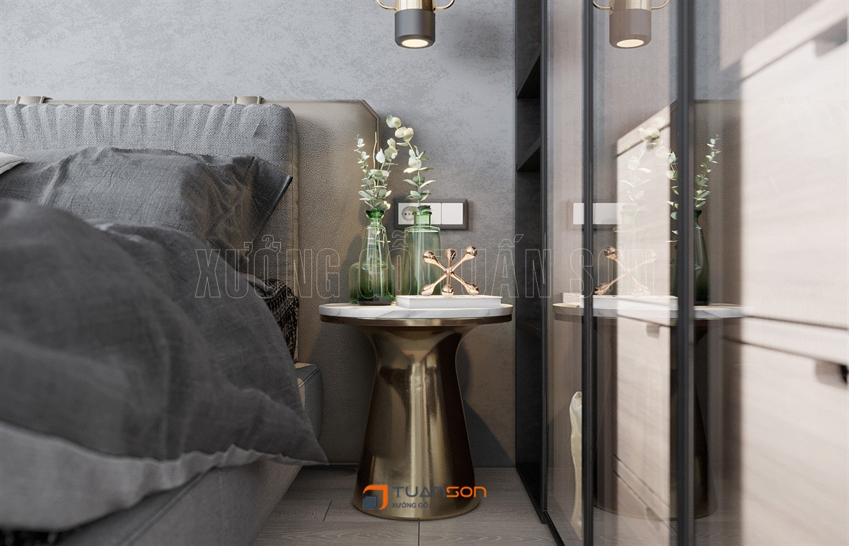 Thiết kế nội thất căn 2PN+2WC (62m2) Vinhomes Smart City Thiết kế nội thất căn 2PN+2WC (62m2) Vinhomes Smart City