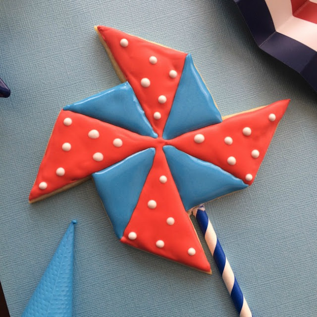 patriotic pinwheel cookie tutorial