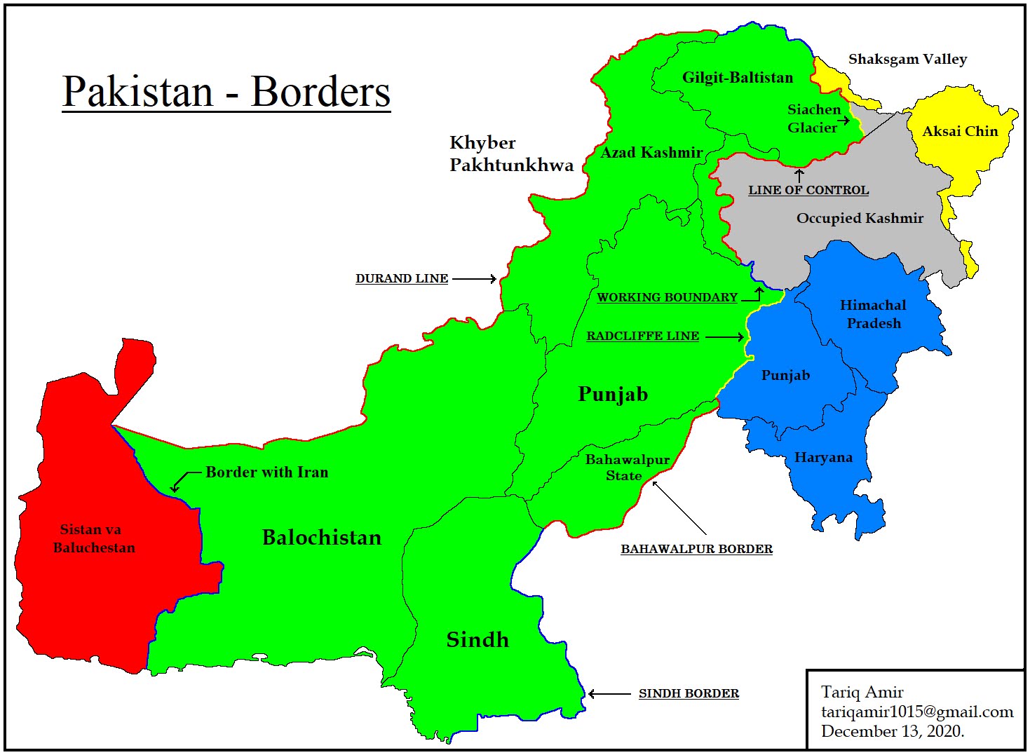 Pakistan Map With Directions