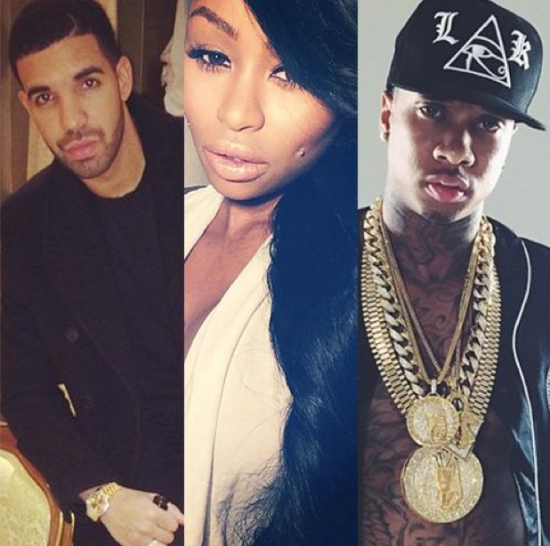 Drake, Tyga, Blac Chyna and Kylie Jenner were all... 