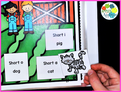 Phonemic Awareness Task Cards for CVC Words | Apples to Applique