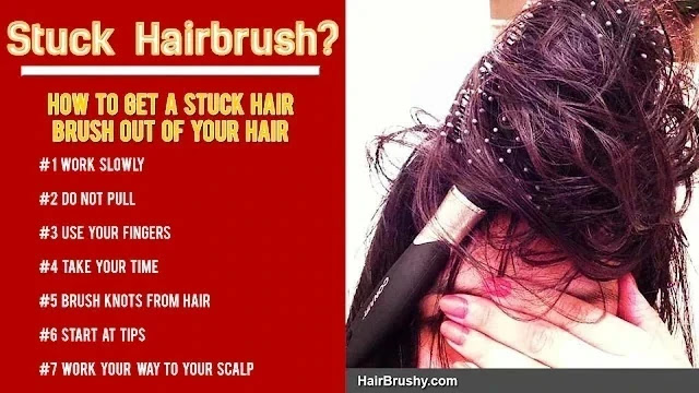 Come ottenere una spazzola per capelli bloccata dai capelli