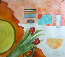 paintings watercolors words stage painting