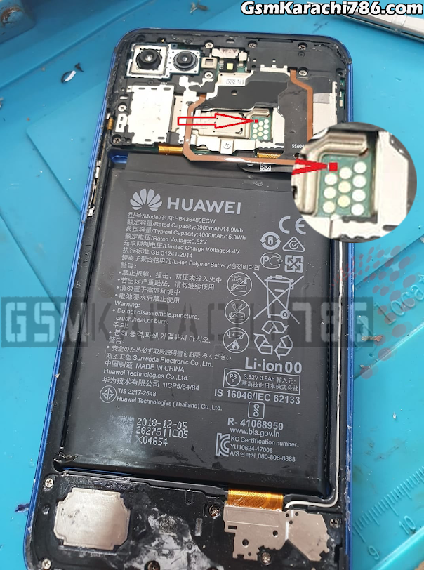 PCTL29 Test Point Honor View 20 PCTL29 Test Point