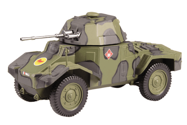 amd 35 panhard 178 1:43, coleção veículos militares da segunda guerra mundial, eaglemoss collections