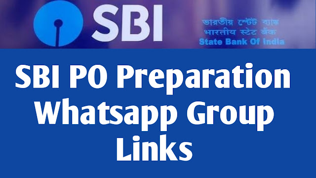 SBI PO Whatsapp Group Links