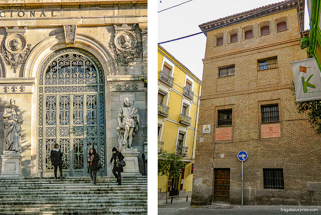 Madri, Bibliteca Nacional e Trinitárias Descalças