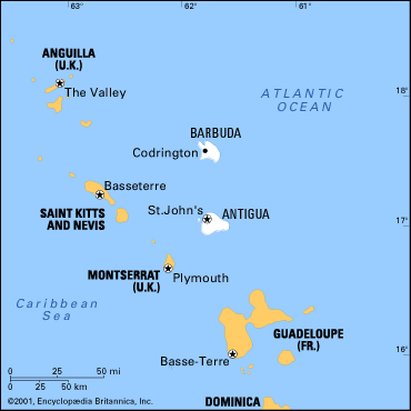 Antigua Map 