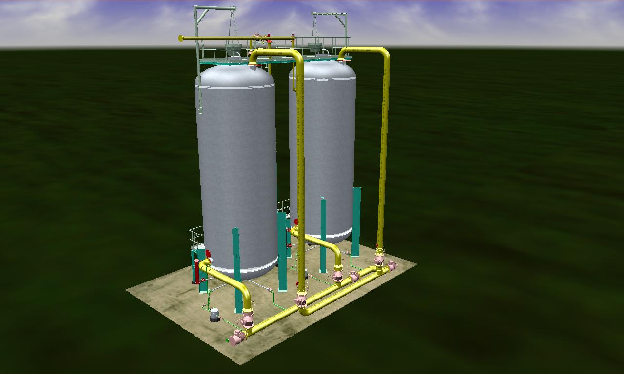 H2S Removal 3D MODELING