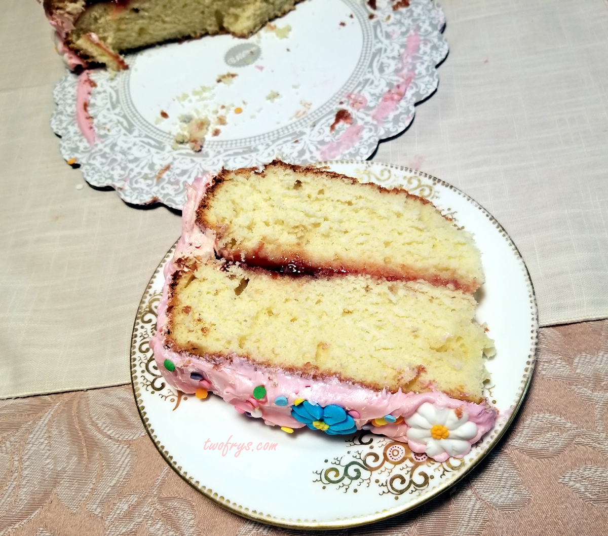 Two Frys Dominican Cake