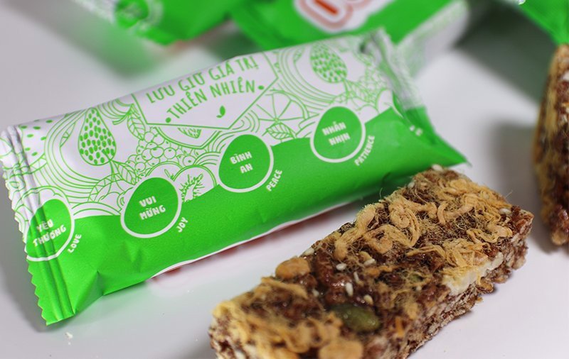 [COMBO FREESHIP & QUÀ] 4 Hộp Thanh Gạo Lứt Hạt & Chà Bông Nông Lâm Food