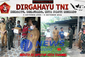 Sambut Hut TNI 76 Komandan Kodim 1414 Letkol Inf Amril Hairuman Toraja Berikan Bansos Kepada Masyarakat Disabilitas