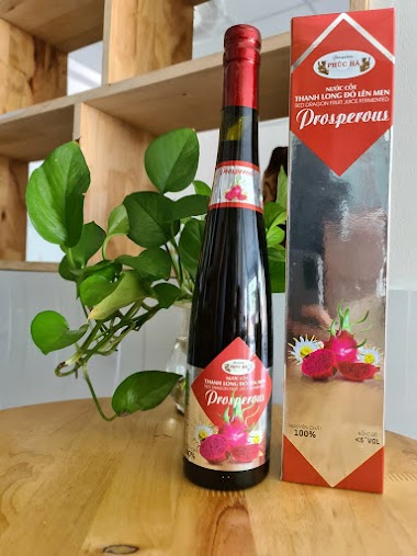 Vinenmart cooperates with Phuc Ha Red Fermented Dragon fruit juice