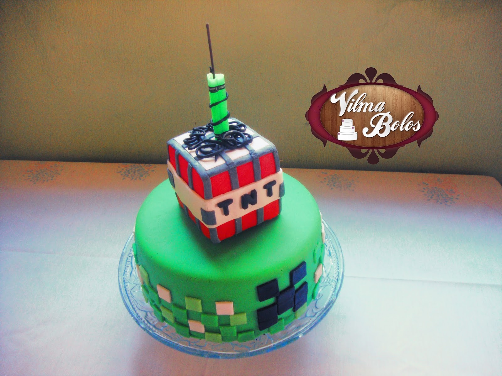 Bolos Decorados Minecraft  Bolo, Aniversário minecraft, Bolos