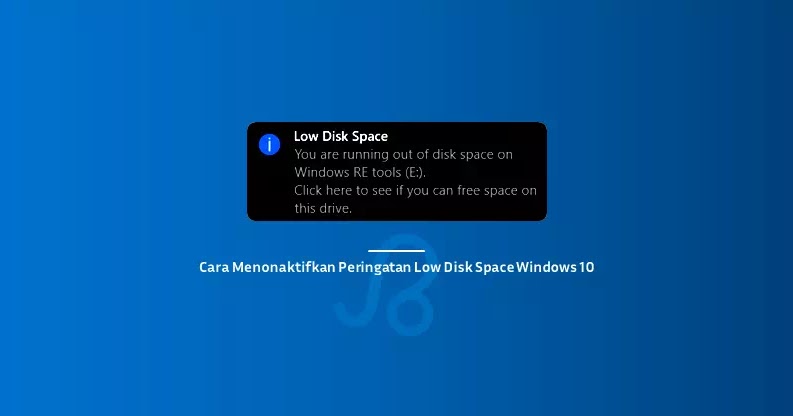 Low disk space