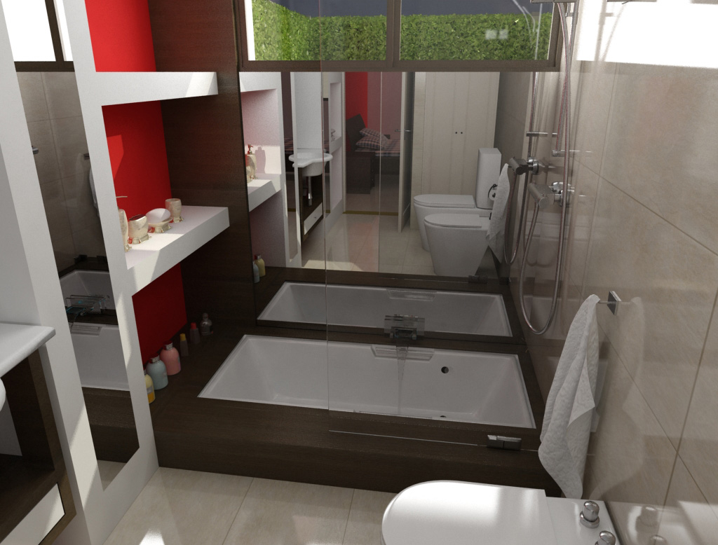 Ñiu Arquitectura y Diseño: Baño en Suite - Ampliación Casa Villazur