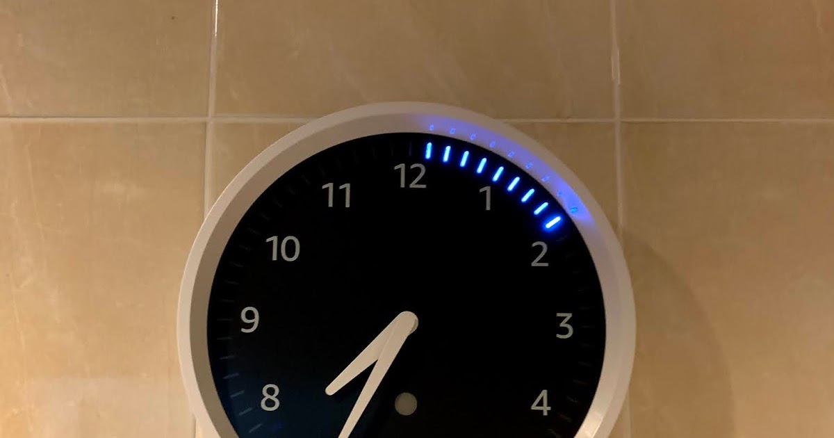 Alexa Wall Clock