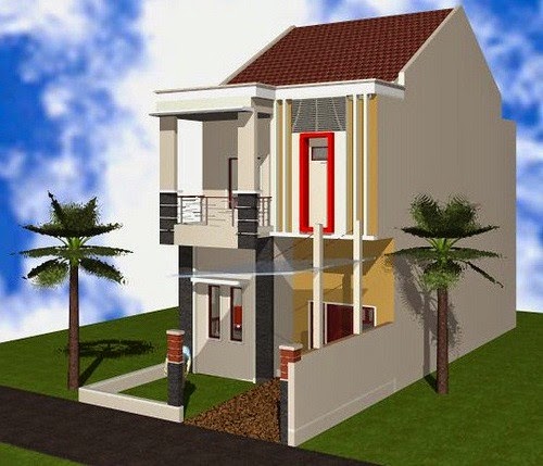 Desain Rumah  Tipe  36  2 Lantai yang Memikat Hati Desain Rumah 