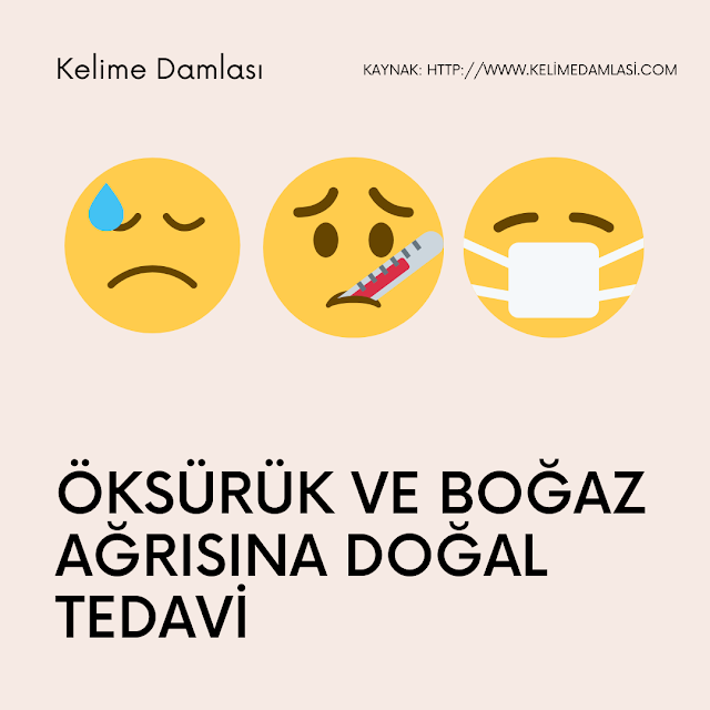 öksürük için doğal tedavi