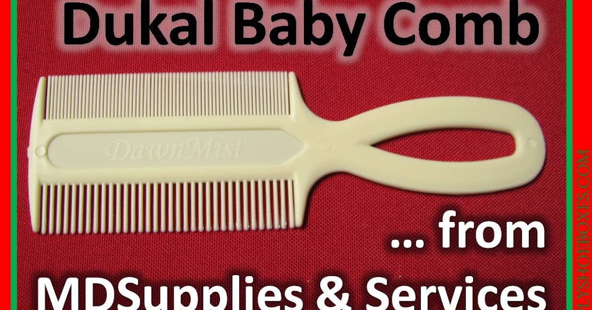 Simply Shoeboxes Baby Comb from MDSupplies & Services Review for