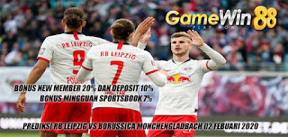 Prediksi RB Leipzig vs Borussia Monchengladbach 02 Februari 2020 Pukul 00.30 WIB