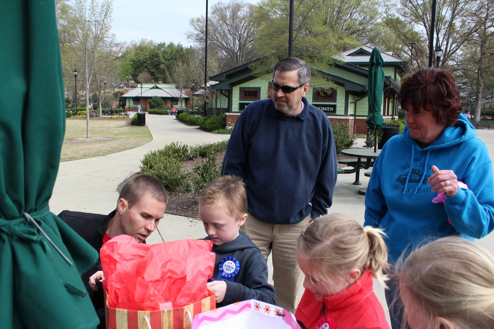 three in the nest Pullen Park Birthday Party