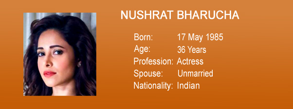 actress nushrat bharucha age, date of birth, profession, husband name, nationality [wiki]