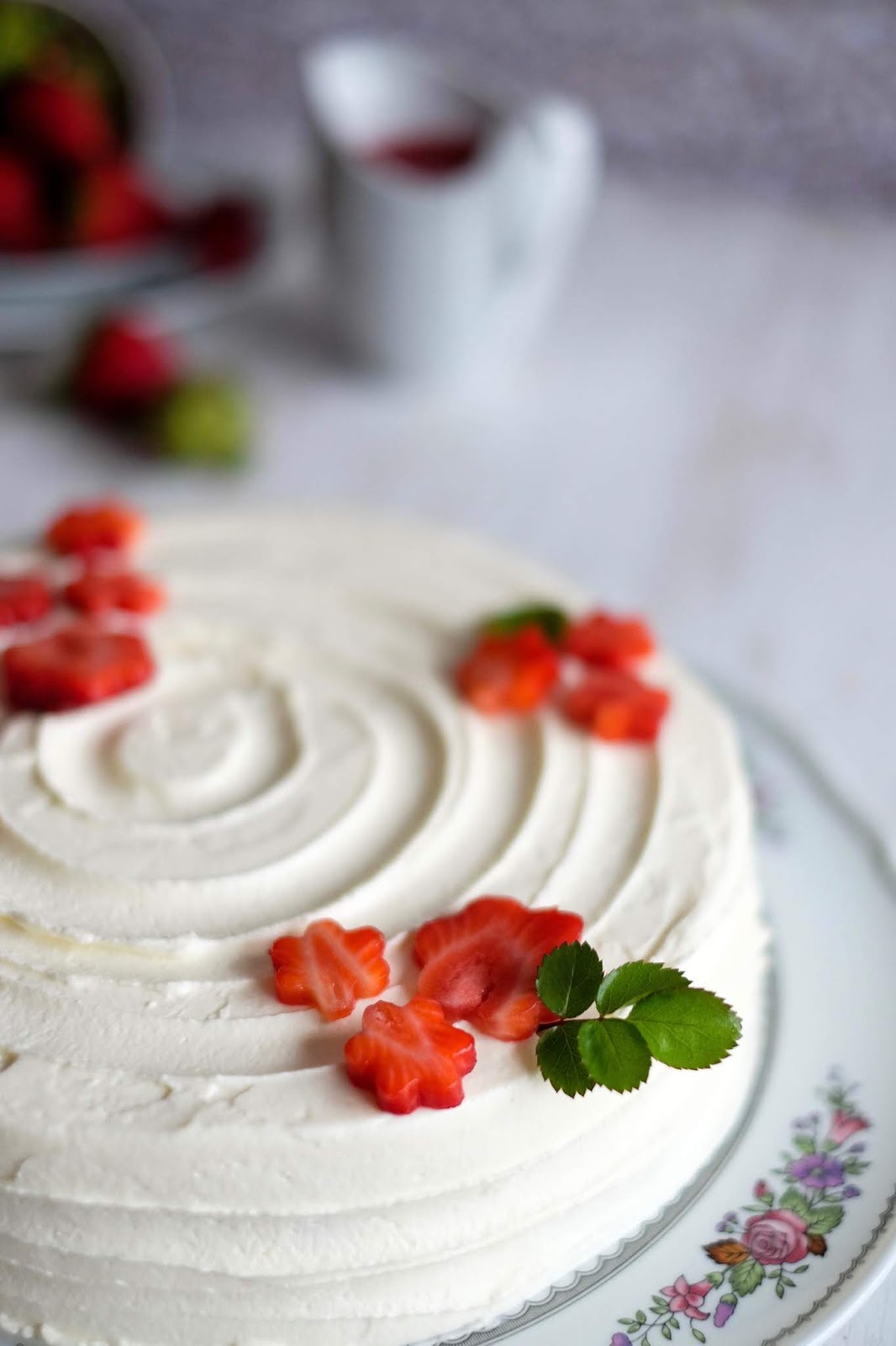 American Cheesecake mit Erdbeersauce | Marion's Kaffeeklatsch American Cheesecake mit Erdbeersauce | Marion's Kaffeeklatsch