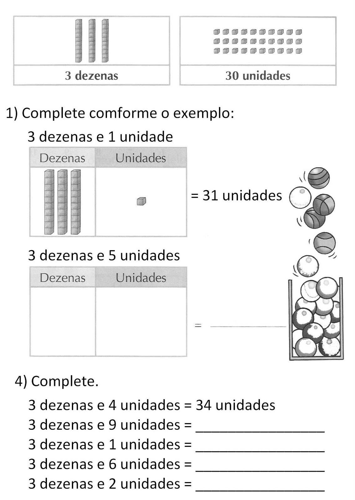 Atividades Pedagógicas: Atividade Dezena e Unidade com Material Dourado 3