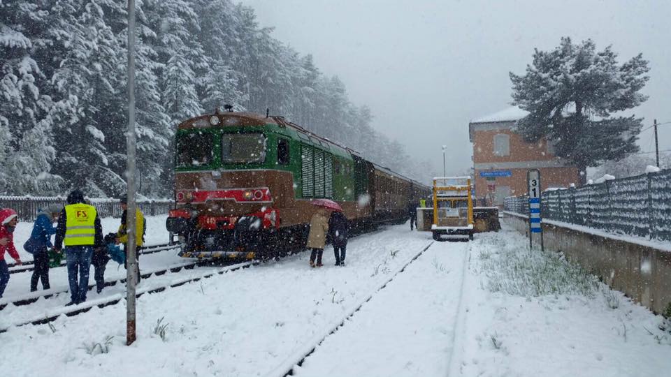 Campo di Giove (Aq) 25 aprile a Campo di Giove con la neve