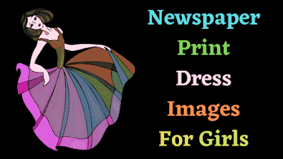 Newspaper Print Dress Images For Girls