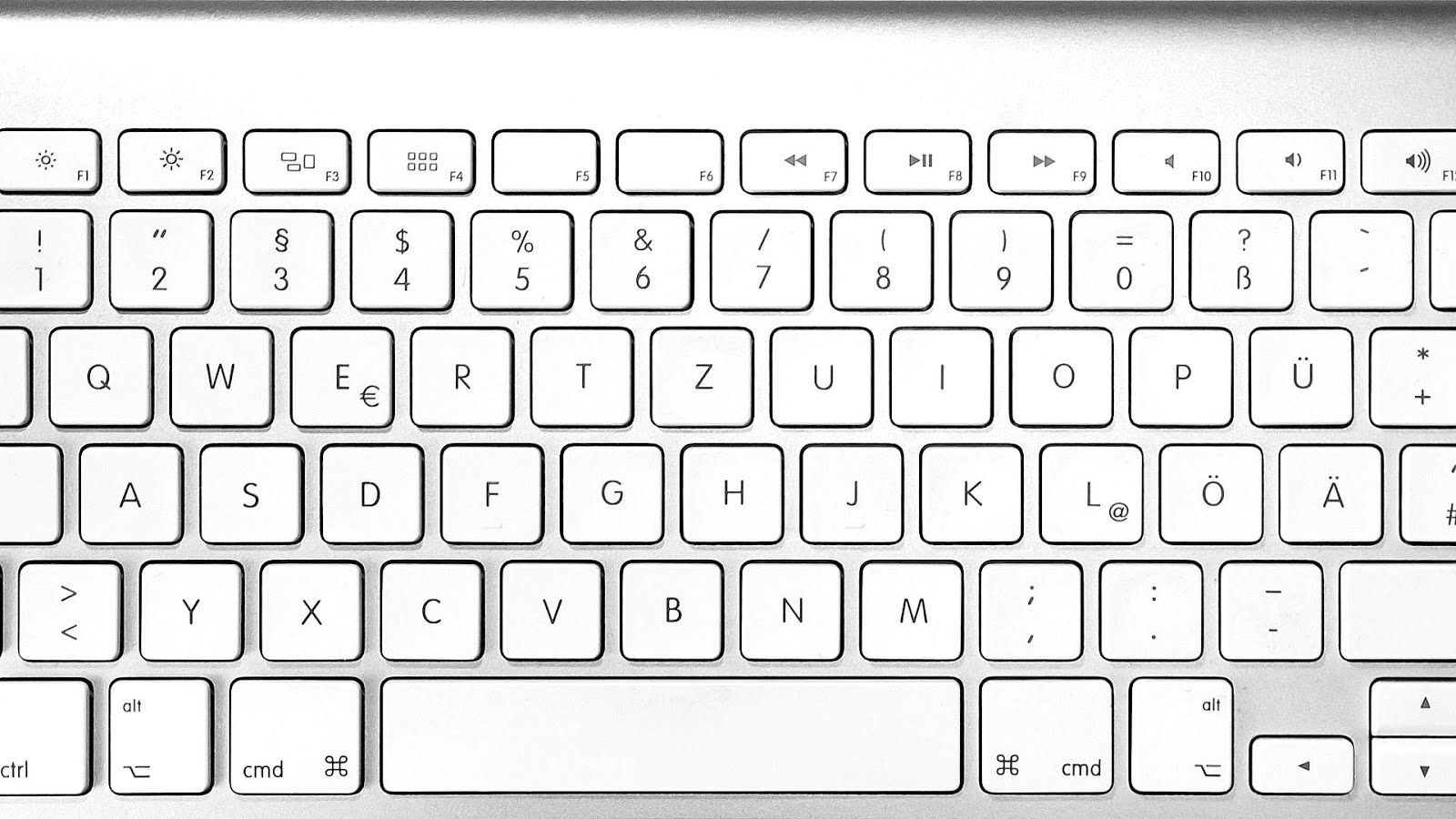 German QWERTz Keyboard Layout