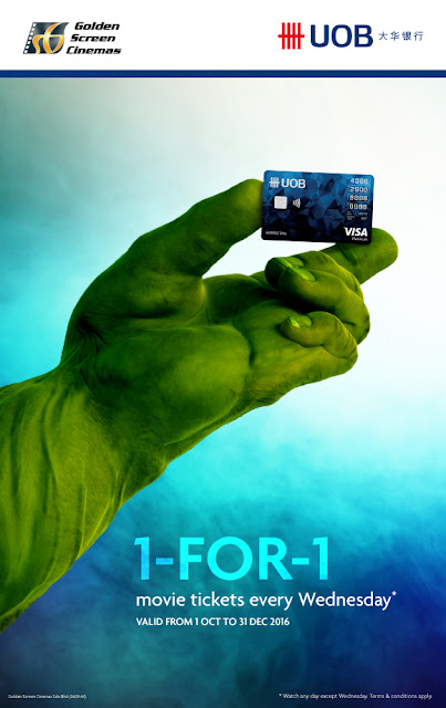 GSC Cinema Movie Ticket Discount Promo UOB Credit Card