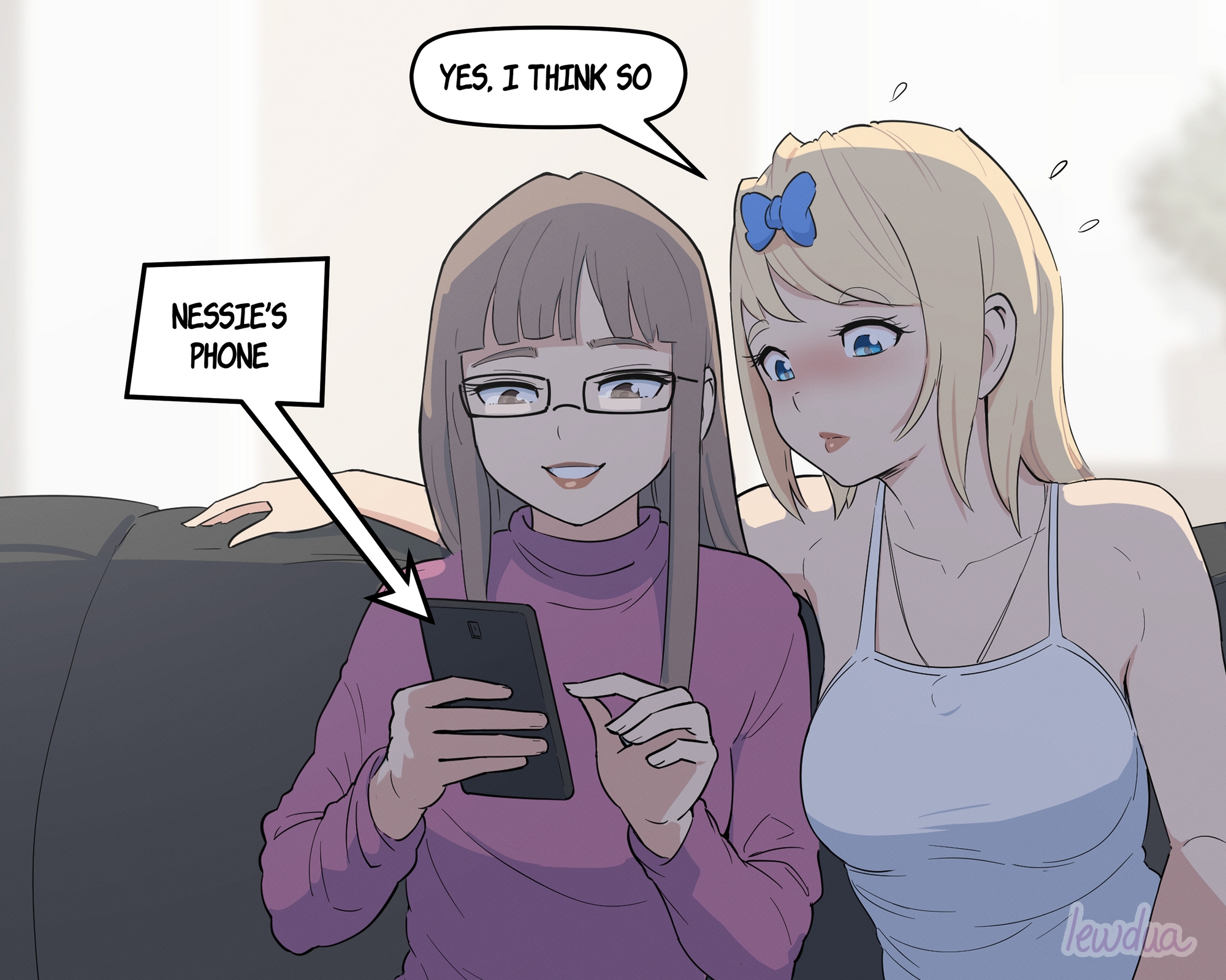 Nessie the futanari artist - Karen and Nessie