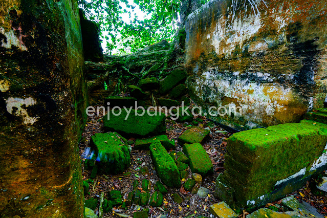 Wisata Benteng Toboali di enjoy bangka