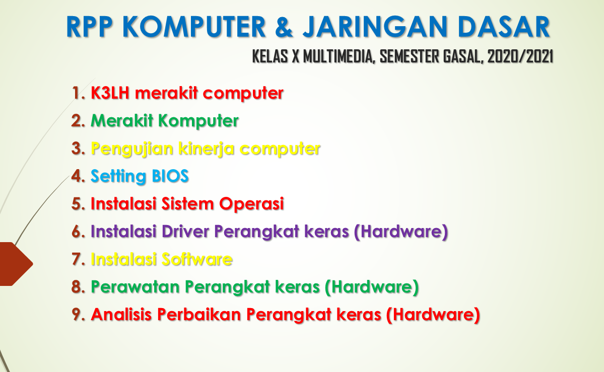 penglajon Guru Berbagi RPP Komputer dan Jaringan Dasar