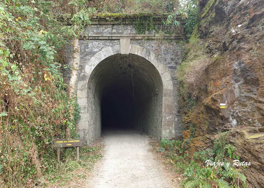 Túnel de Carriceiro, Vía verde del ferrocarril