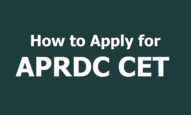 How to Apply for APRDC CET 2019, Submit Online Application Form till April 14 How to Apply for APRDC CET 2019, Submit Online Application Form till April 14
