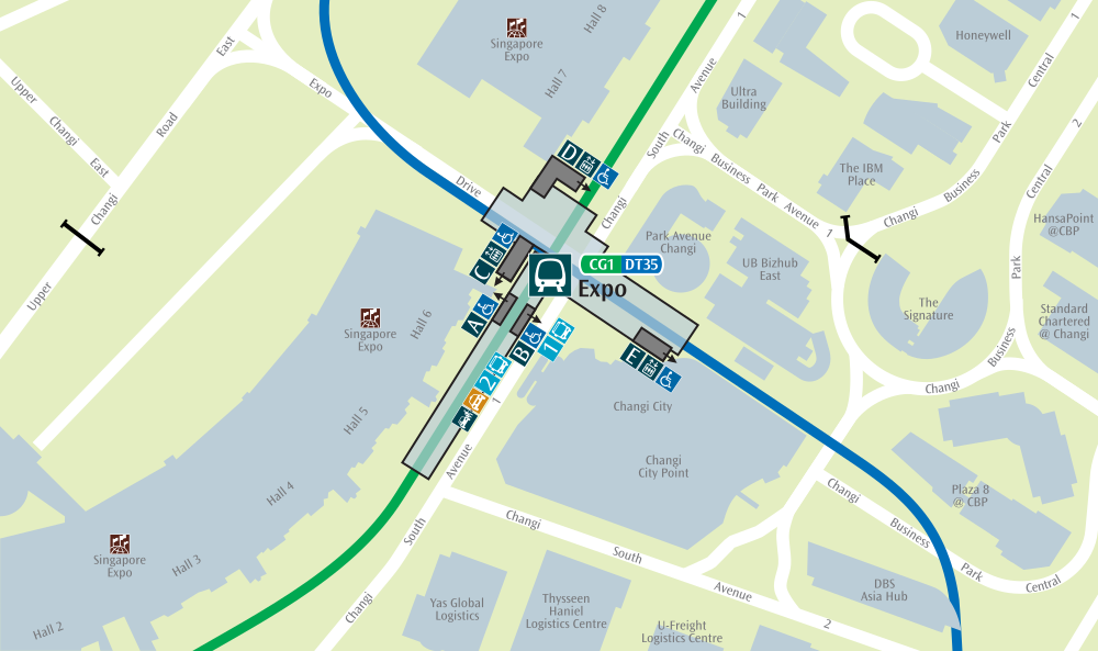 Singapura Station Downtown Line Stage 3 Maps