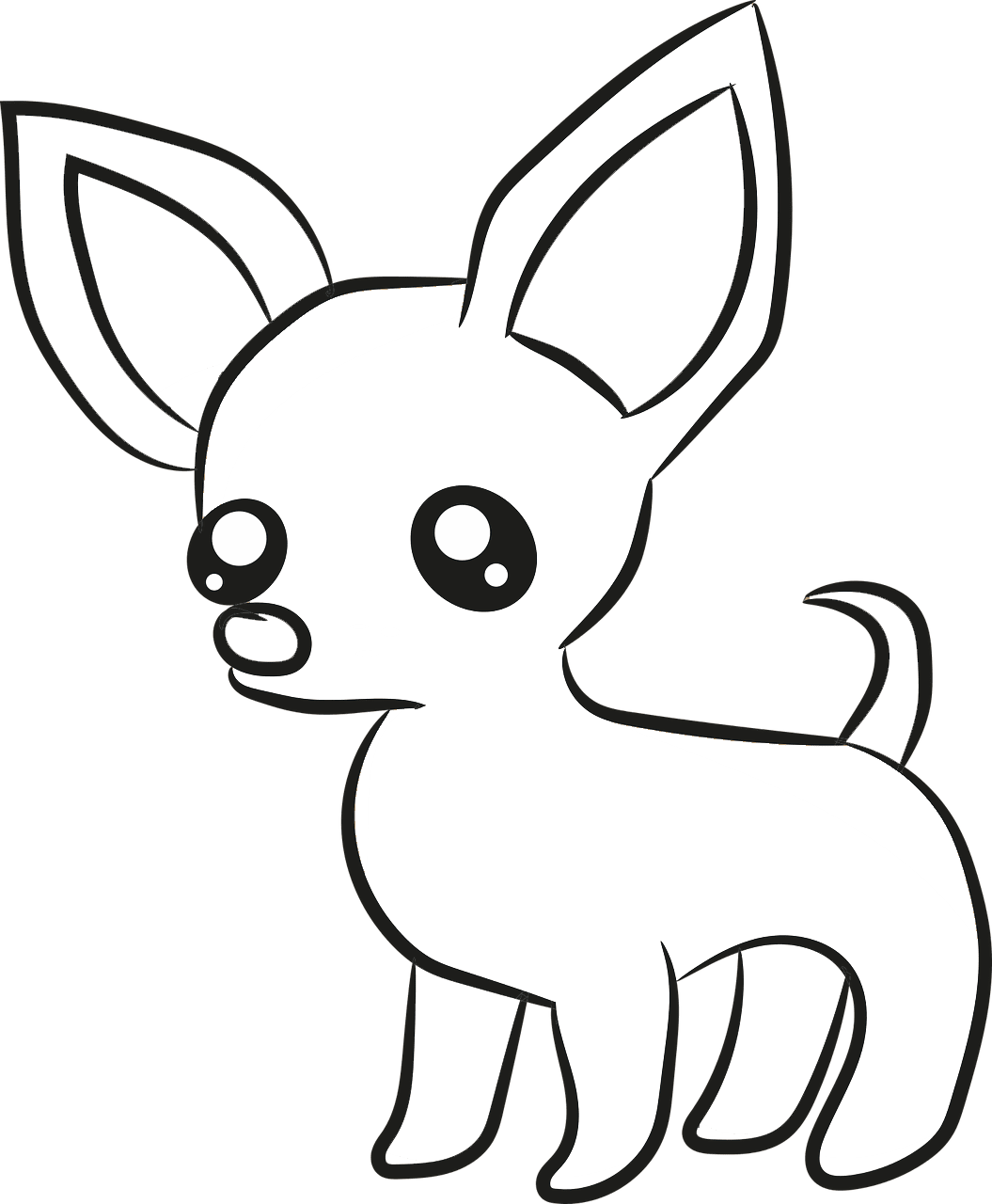 Best little fox coloring pages for kids
