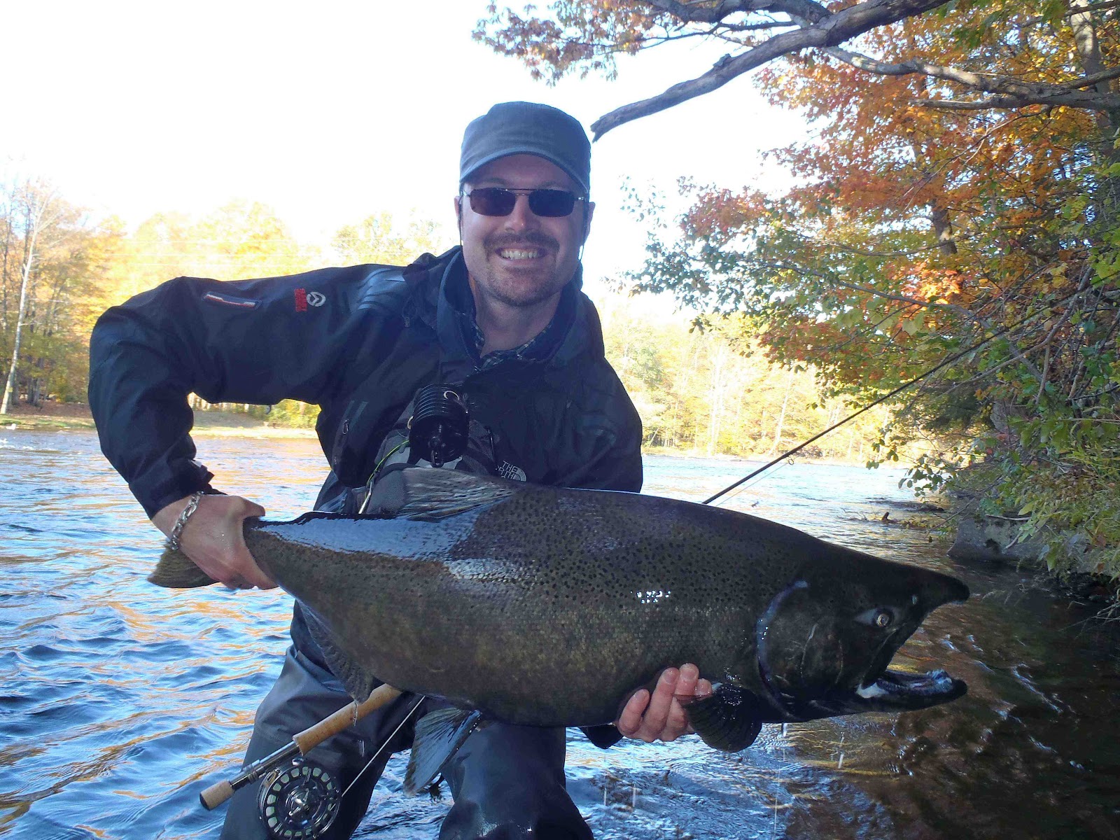 Memorable fatherson King salmon fishing trip. Une sortie mémorable au