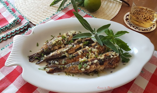 Sardinas frías a las hierbas